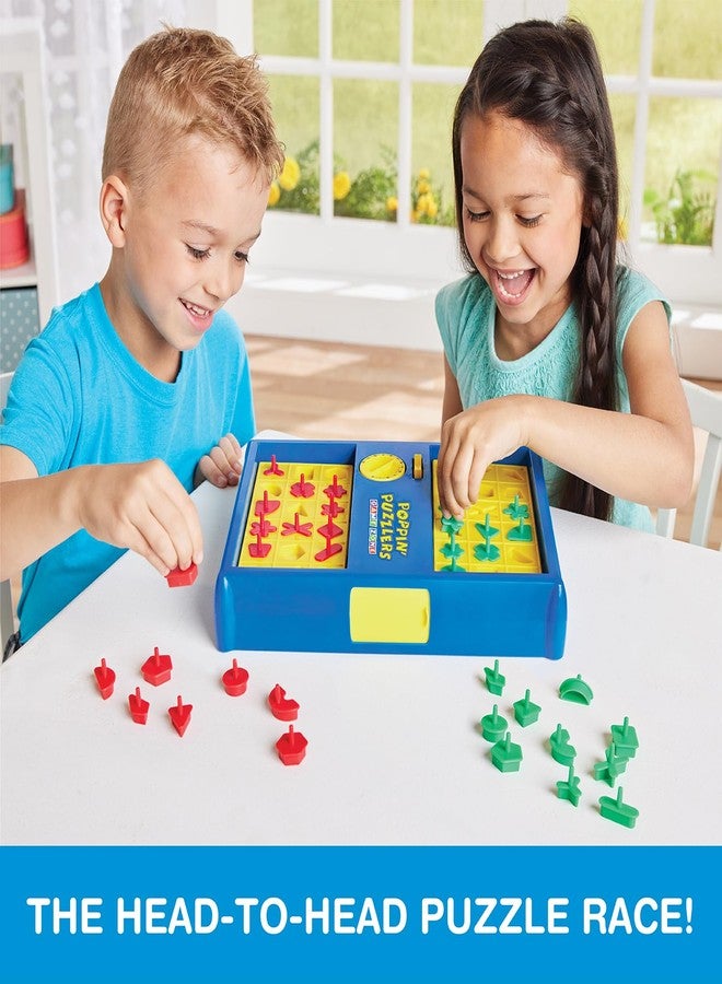 Game Zone Poppin' Puzzlers - Interactive Puzzle Game for 2 Players Ages 4+ - Helps Develop Problem-Solving Skills and Fine Motor Skills - Perfect for Game Nights with Family and Friends! - Image 3